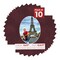 Dark Red Suede Mat Board for 11x17 Frames - Oval Opening for 8.5x11 Photos